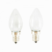 大拇指 LED燭台燈泡-白光 (0.6W/ E12 / 2入)
