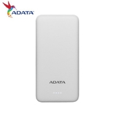 ADATA 可充式鋰聚合物行動電源6500mAh (白色)