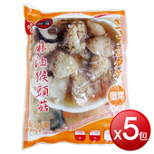 冷凍 老爸ㄟ廚房-麻油猴頭菇(蛋素) (300g*5包)