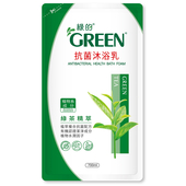 綠的 抗菌沐浴乳補充包 綠茶精油 (700ml)