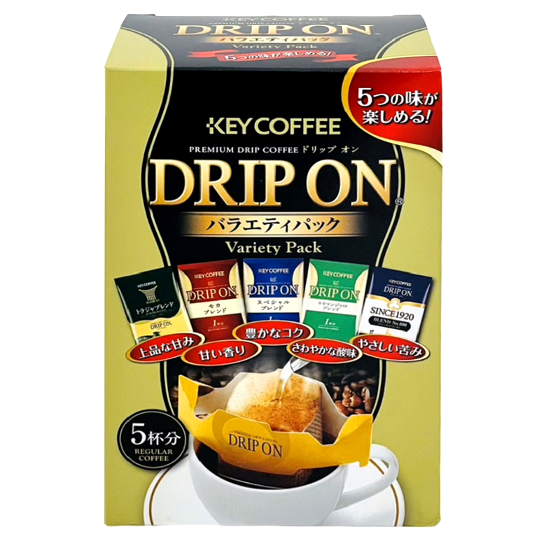 大買家-《KEY COFFEE》總匯5入隨身包(日本愛知縣)(8g*5入/盒) > 三合一