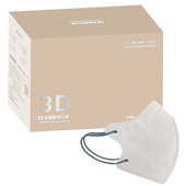 凱馺 醫用3D立體口罩(未滅菌)L 20片/盒 (煙雲灰)