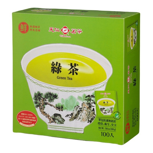 天仁 防潮包綠茶(2g*100包/盒)