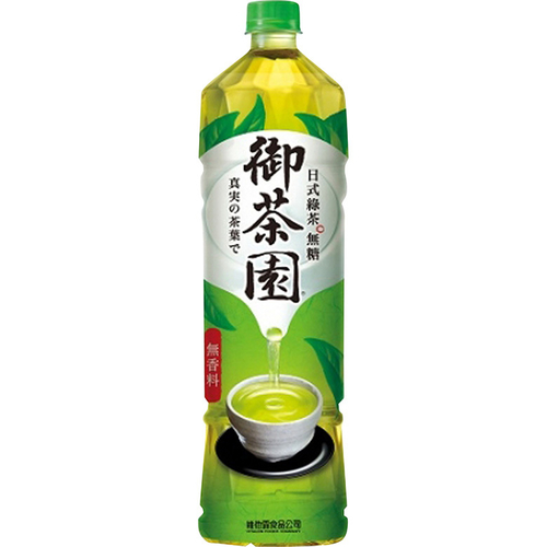 御茶園 日式綠茶-無糖(1250ml/瓶)