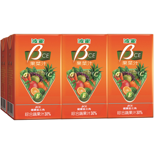 波蜜 果菜汁BCE(250ml*6包/組)