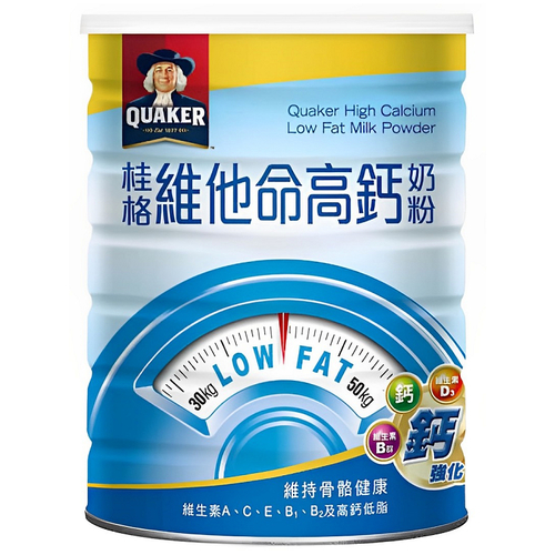 桂格 高鈣低脂維他命奶粉(1650g/罐)