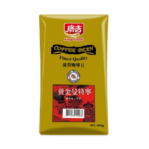 廣吉 黃金曼特寧咖啡豆(1磅/袋)