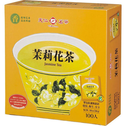天仁 防潮包茉莉花茶袋茶(2gx100包/盒)