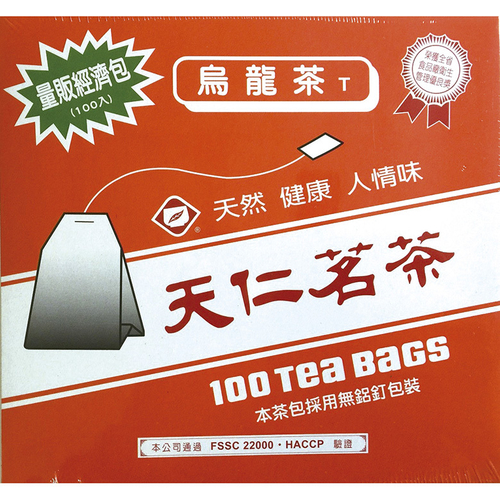 天仁 烏龍袋茶(100包*2g/盒)