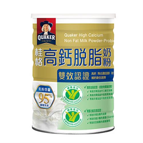 桂格 高鈣脫脂雙認證奶粉(750g/罐)