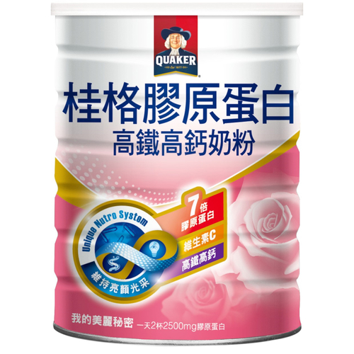 桂格 高鐵高鈣奶粉膠原蛋白配方(750g/罐)