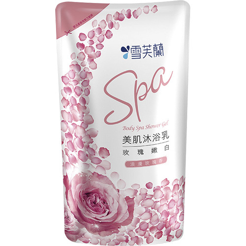 雪芙蘭 美肌SPA沐浴乳-玫瑰嫩白(700g/袋)