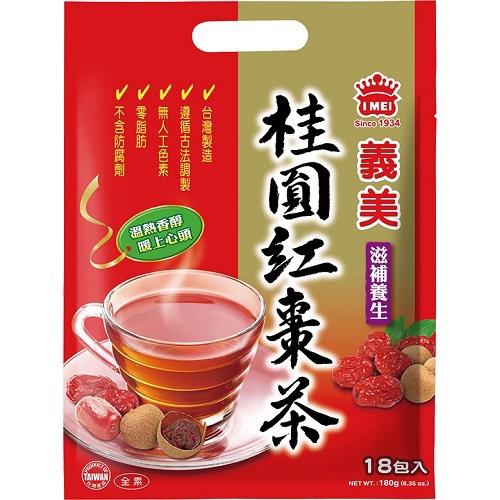 義美 桂圓紅棗茶(15g*12包/袋)
