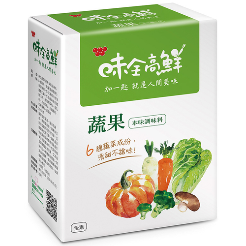 味全 高鮮蔬果本味調味料(320g/盒)