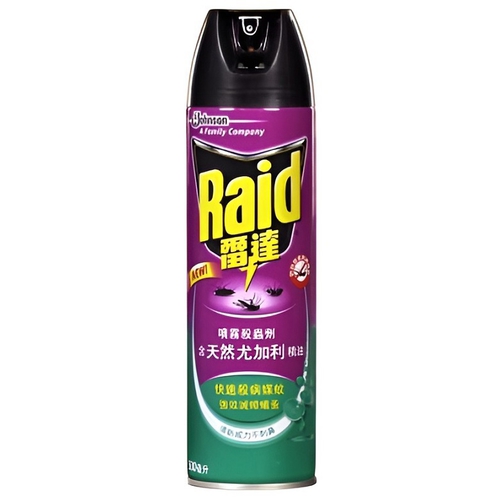 Raid雷達 噴霧殺蟲劑-天然尤加利精油(500ml/瓶)