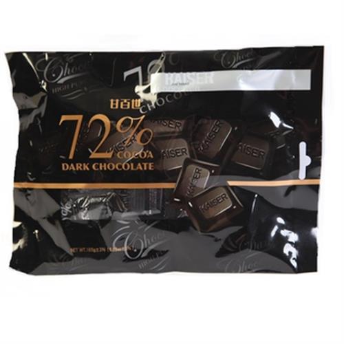 甘百世 72%黑巧克力(165g/包)
