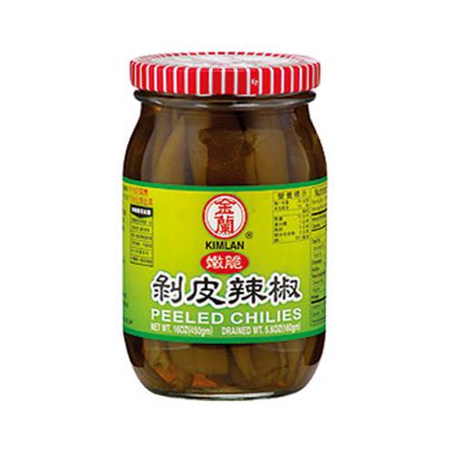 金蘭 剝皮辣椒(450g/罐)