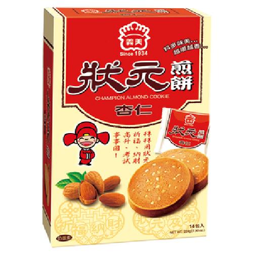 義美 狀元煎餅（杏仁）(224g/盒)