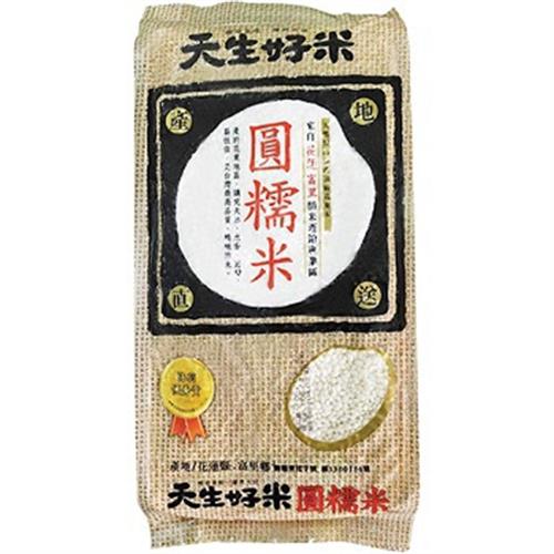 天生好米 圓糯米(1.38kg/包)