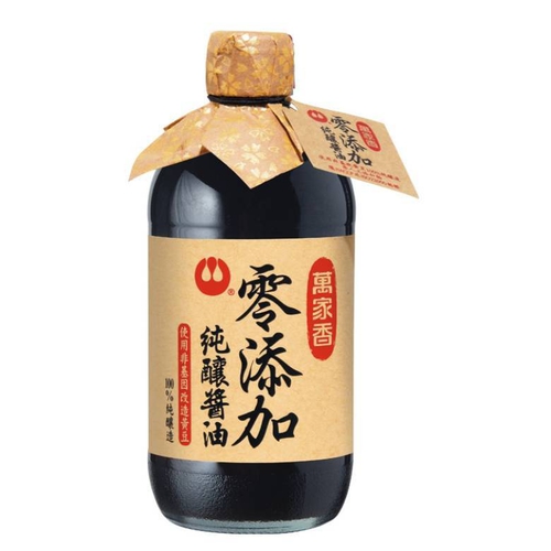萬家香 零添加純釀醬油(450ml/瓶)