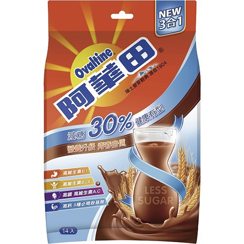 阿華田 減糖巧克力營養麥芽飲品(31gx14入)