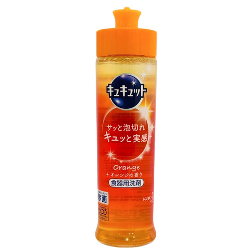 花王 潔淨洗碗精食器用洗劑-橙香(240ml/瓶)