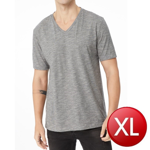 PB-AB紗彩紋V領短袖衫(顏色隨機XL)