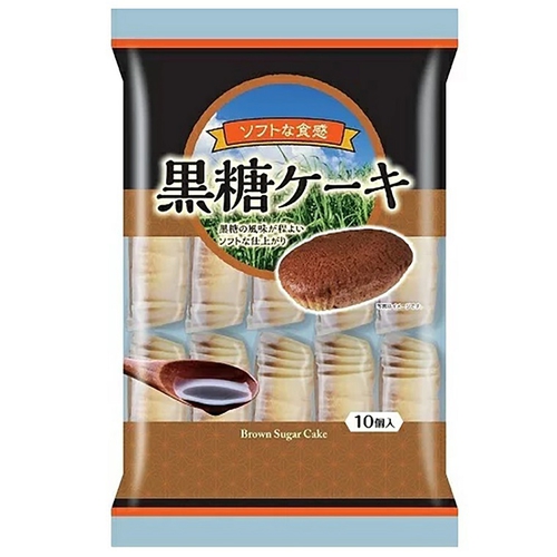 幸堂 黑糖蛋糕10入(10*2)(日本長野縣)(185g/包)