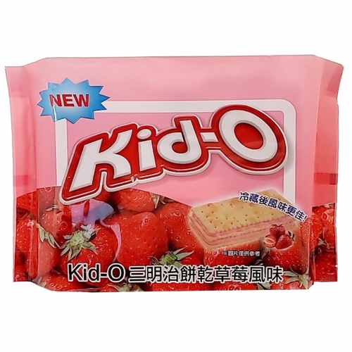 KID-O 日清三明治餅乾(效期:2024/09/04)(草莓風味-340g)