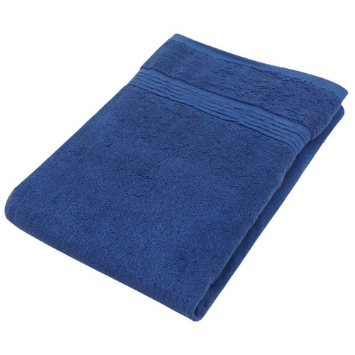MORINO 美國棉緞條浴巾(釉藍)