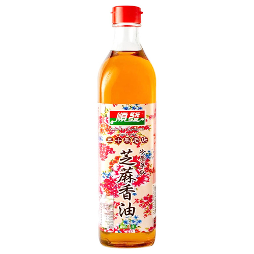 順發 冷壓芝麻香油5(520ml±3%/瓶)